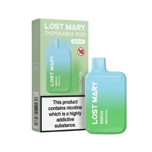Lost Mary Menthol Disposable Vape BM600