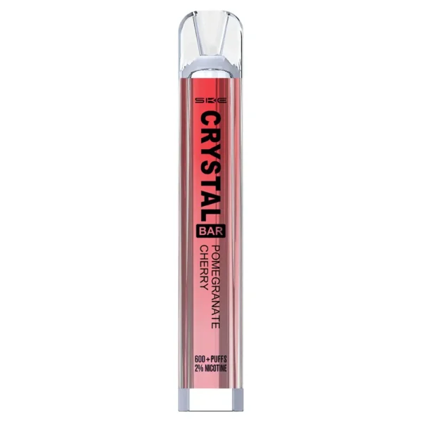 SKE Crystal Bar Pomegranate Cherry Disposable Vape 600 Puffs - Image 2